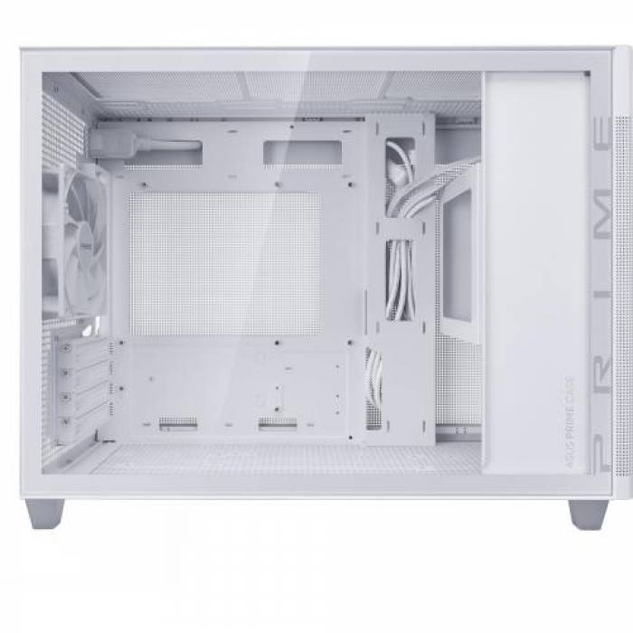 Carcasa ASUS AP201 Prime TG, White, Fara sursa