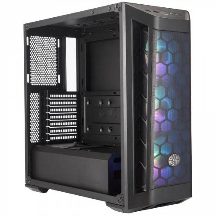 Carcasa Cooler Master Masterbox MB511 ARGB, Black, Window, Fara sursa