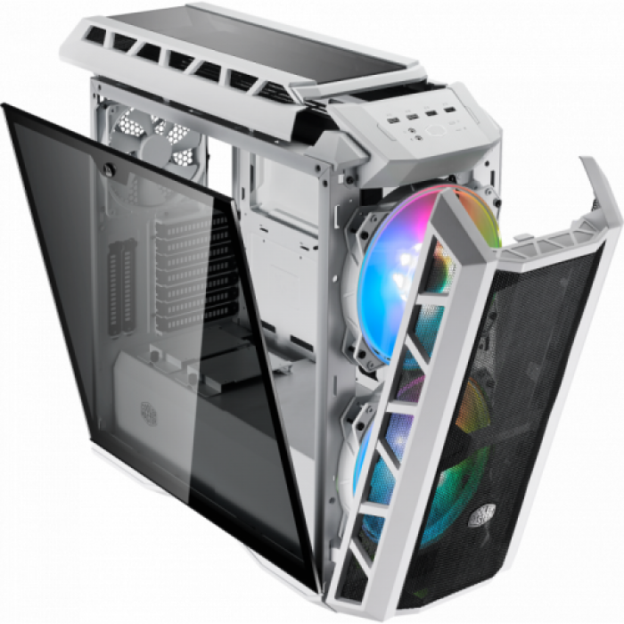 Carcasa Cooler Master MasterCase H500P Mesh White ARGB, Fara sursa