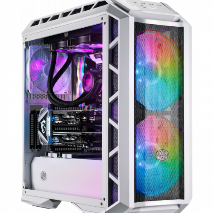 Carcasa Cooler Master MasterCase H500P Mesh White ARGB, Fara sursa