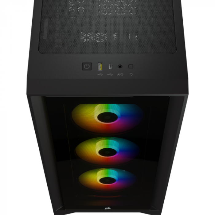 Carcasa Corsair iCUE 4000X RGB, Fara sursa