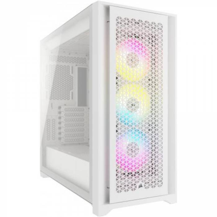 Carcasa Corsair iCUE 5000D RGB Airflow White, Fara sursa