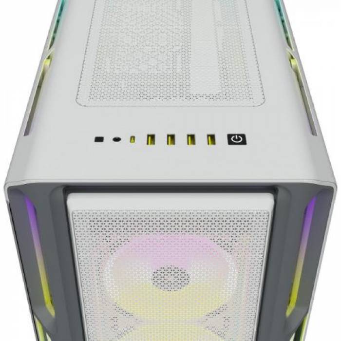 Carcasa Corsair iCue 5000T RGB TG White, Fara Sursa