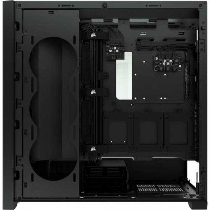 Carcasa Corsair iCUE 5000X RGB Black, Fara sursa