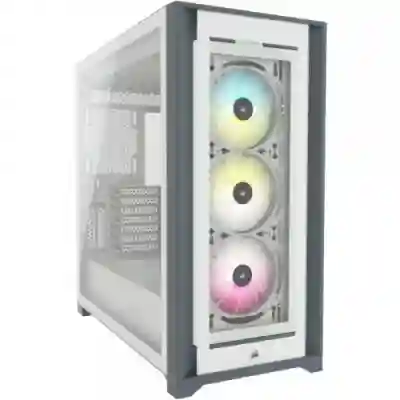 Carcasa Corsair iCUE 5000X RGB White, Fara sursa