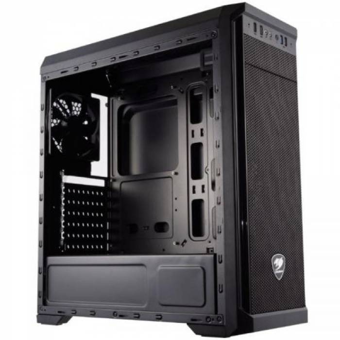 Carcasa Cougar MX330-G Black, Fara Sursa Carcasa Cougar MX330-G Black, Fara Sursa