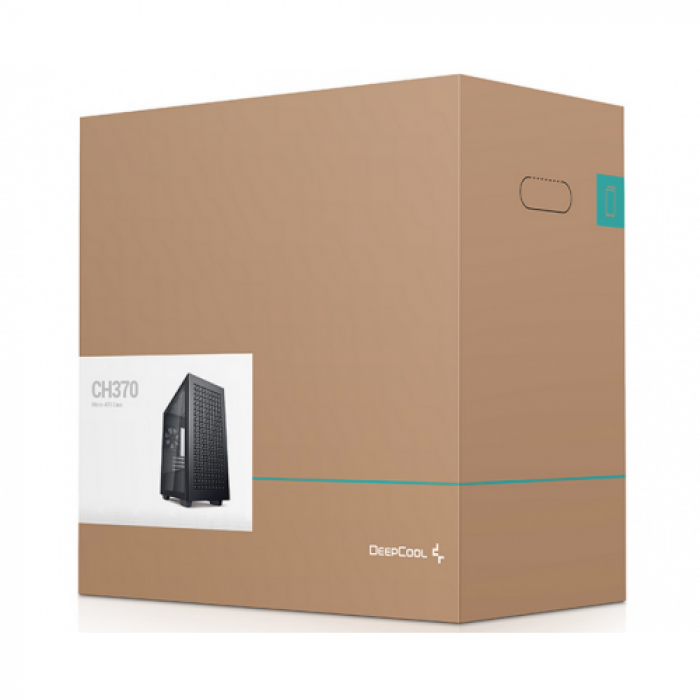 Carcasa DeepCool CH370 Black, Fara Sursa