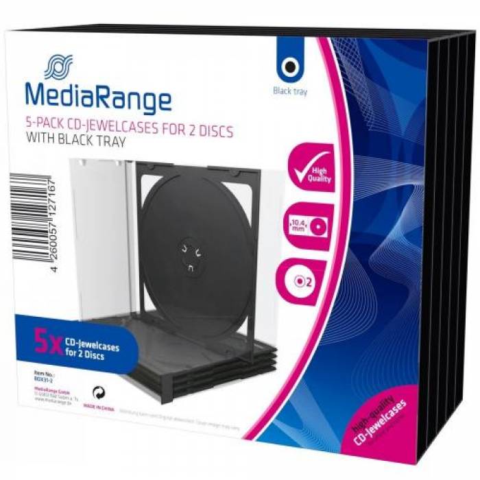 Carcasa DVD/CD MediaRange BOX31-2