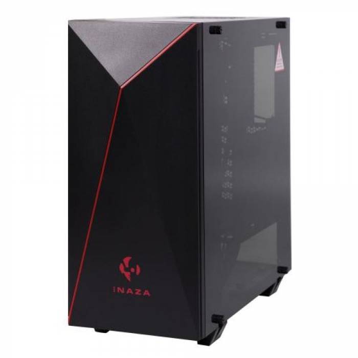 Carcasa Inaza Vengeance Black-Red, Fara sursa