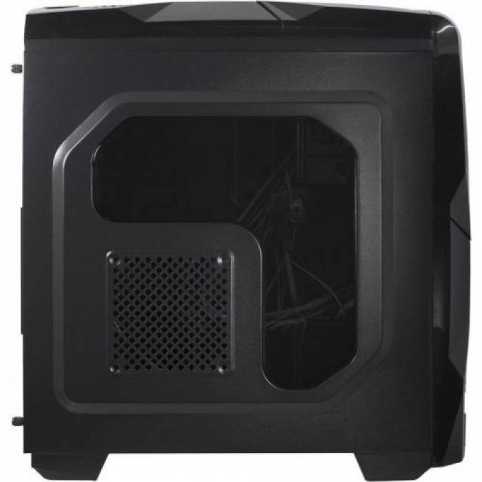 Carcasa Inter-Tech K1 Black Case, Fara sursa