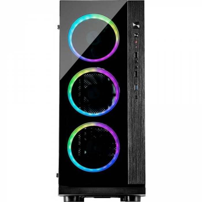 Carcasa Inter-Tech W-III RGB, Fara sursa