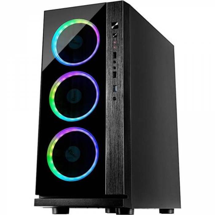 Carcasa Inter-Tech W-III RGB, Fara sursa