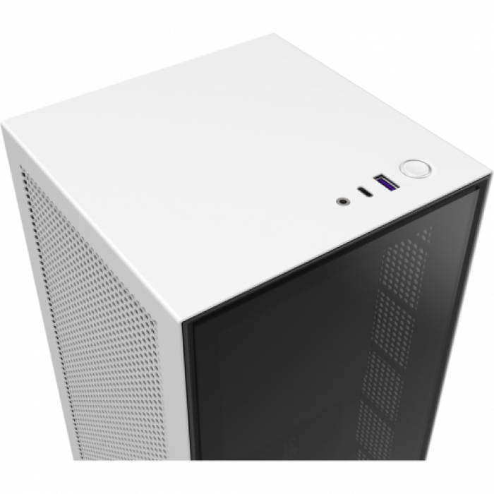 Carcasa NZXT H1 White, 650W