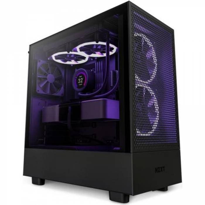 Carcasa NZXT H5 Flow Black, Fara Sursa