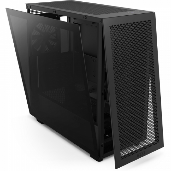 Carcasa NZXT H7 Flow Matte Black, Fara Sursa