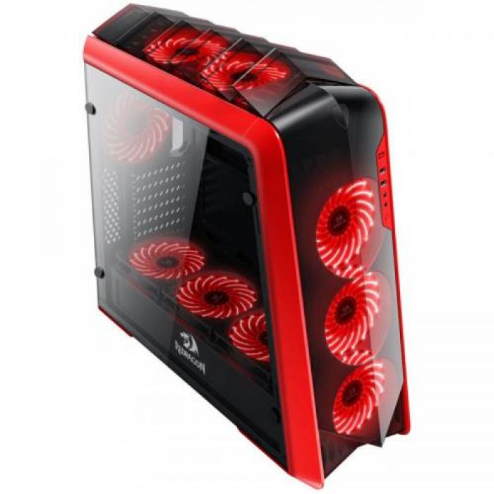 Carcasa Redragon Jetfire Black/Red, Fara sursa