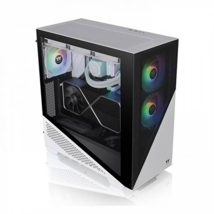 Carcasa Thermaltake Divider 370 TG Snow ARGB, Fara sursa