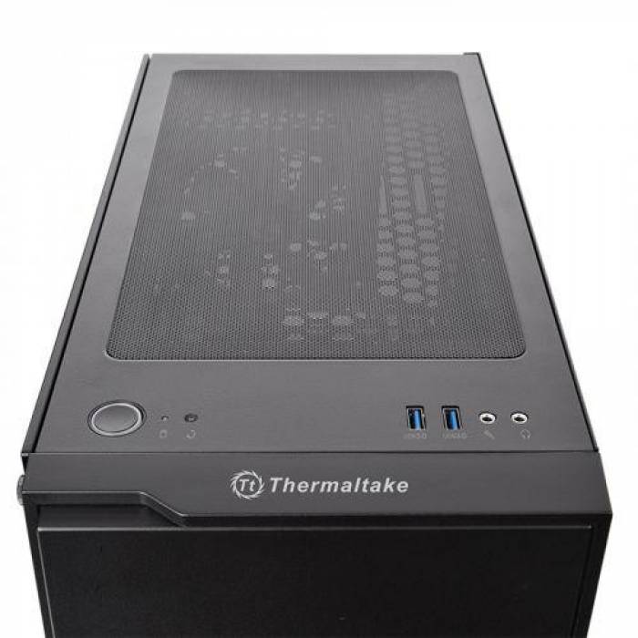 Carcasa Thermaltake H100 Tempered Glass, Fara Sursa