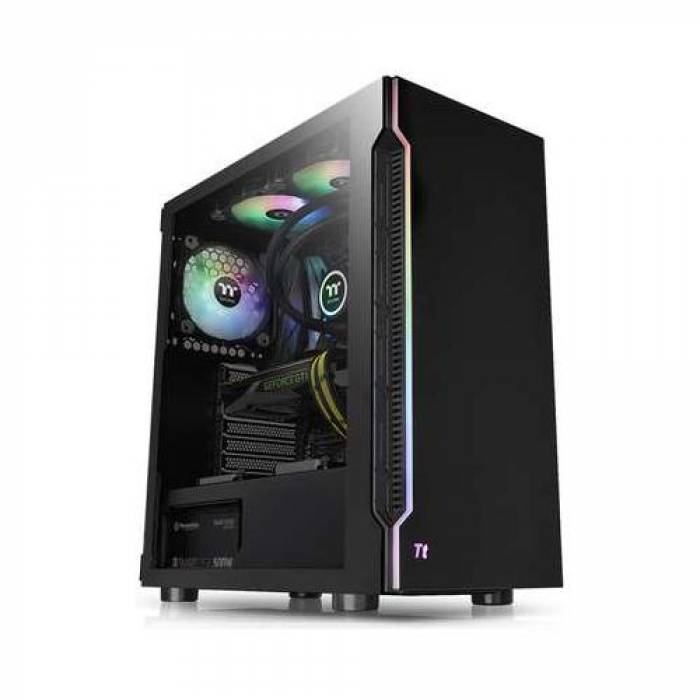 Carcasa Thermaltake H200 Tempered Glass RGB, Fara Sursa