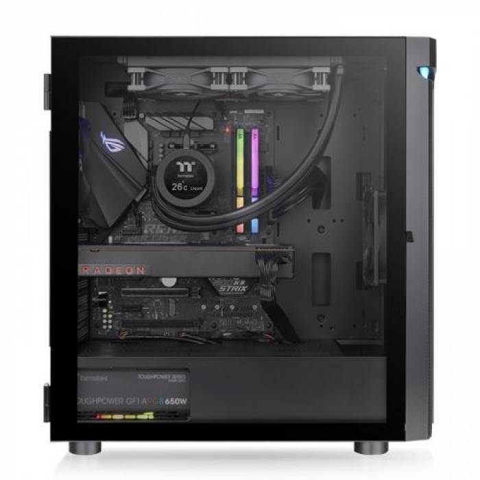 Carcasa Thermaltake H590 TG ARGB, Fara sursa