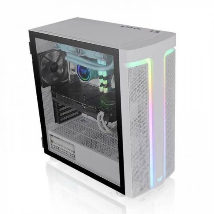 Carcasa Thermaltake H590 TG ARGB Snow, Fara sursa