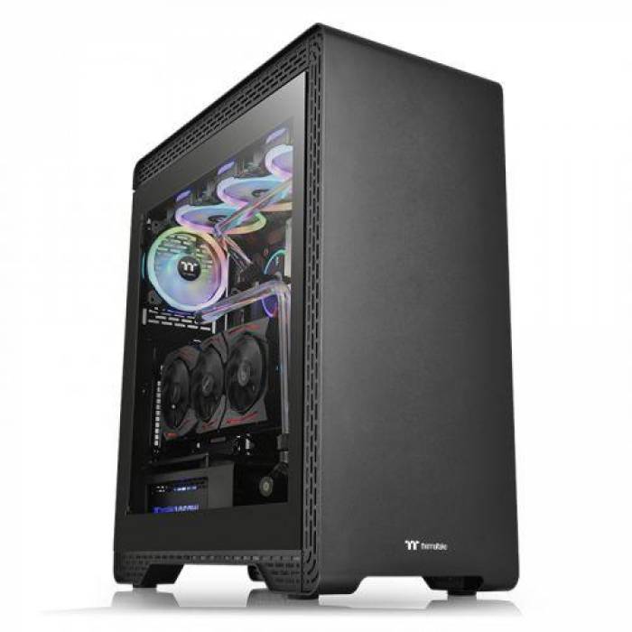 Carcasa Thermaltake S500 Tempered Glass, Fara Sursa