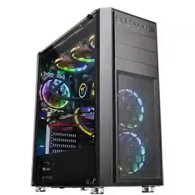 Carcasa Thermaltake Versa H26 Tempered Glass Black, Fara sursa