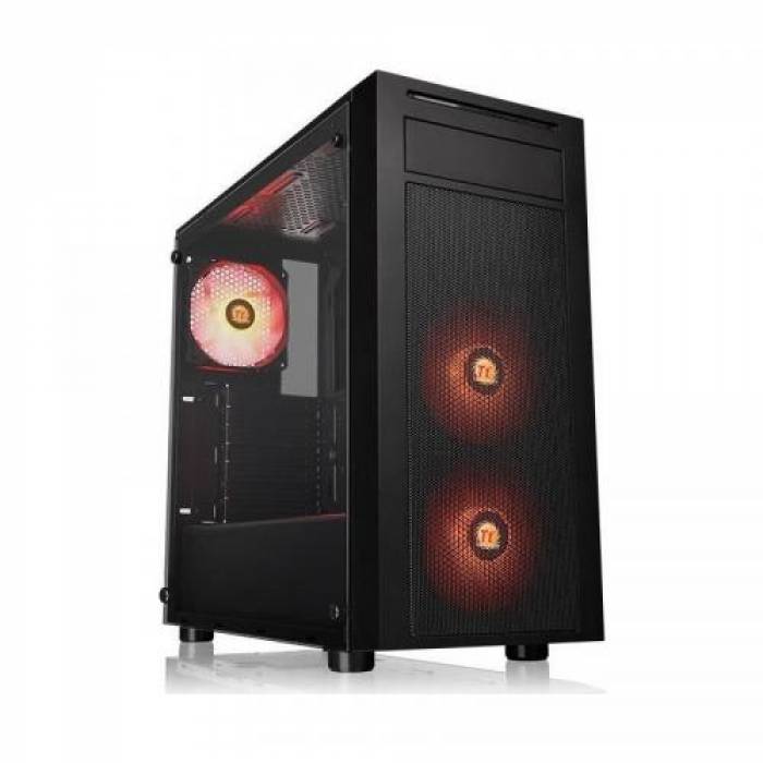 Carcasa Thermaltake Versa J22 Tempered Glass RGB, Fara sursa