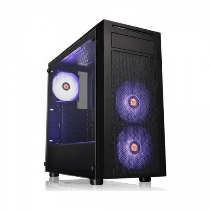 Carcasa Thermaltake Versa J22 Tempered Glass RGB, Fara sursa