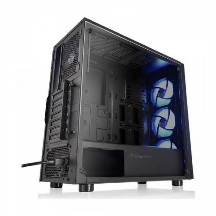 Carcasa Thermaltake Versa J23 Tempered Glass RGB, Fara sursa