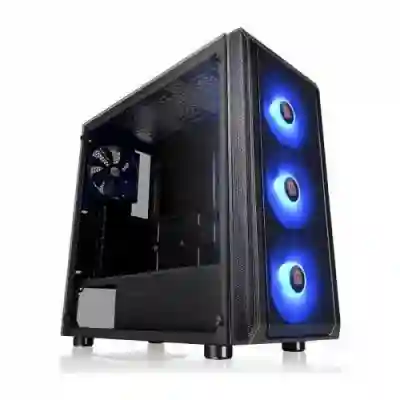 Carcasa Thermaltake Versa J23 Tempered Glass RGB, Fara sursa