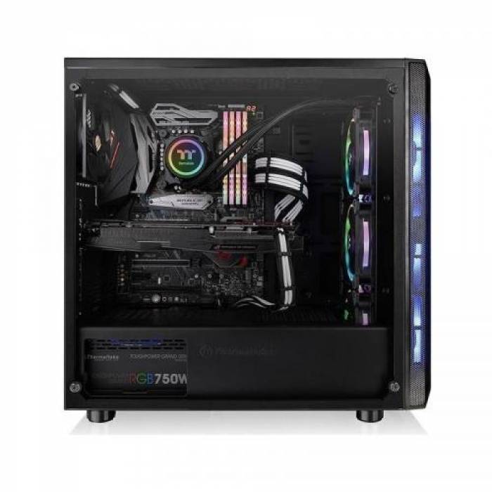 Carcasa Thermaltake Versa J23 Tempered Glass RGB, Fara sursa