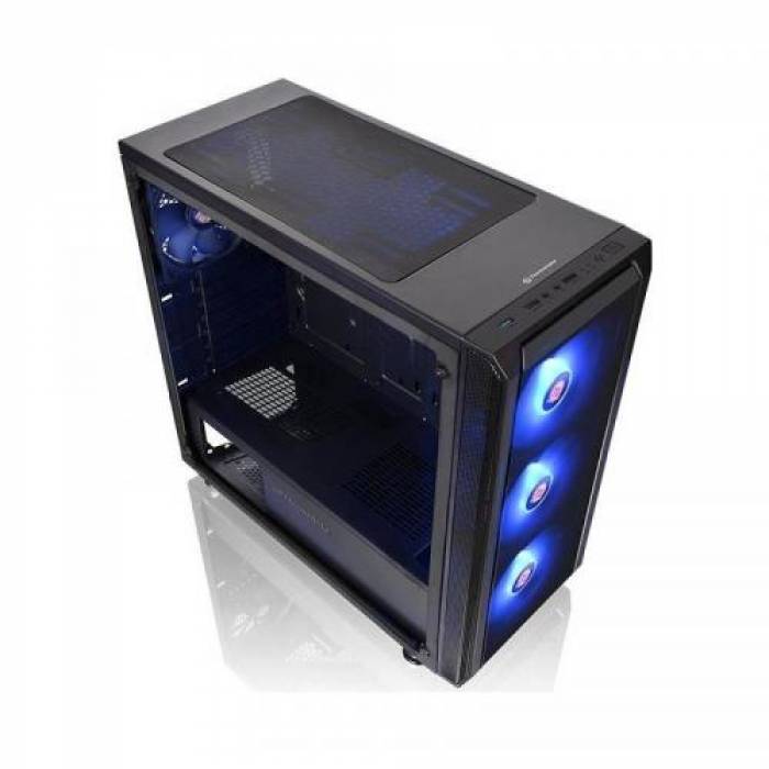 Carcasa Thermaltake Versa J23 Tempered Glass RGB, Fara sursa