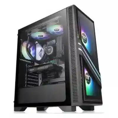 Carcasa Thermaltake Versa T35 Tempered Glass RGB, Fara sursa