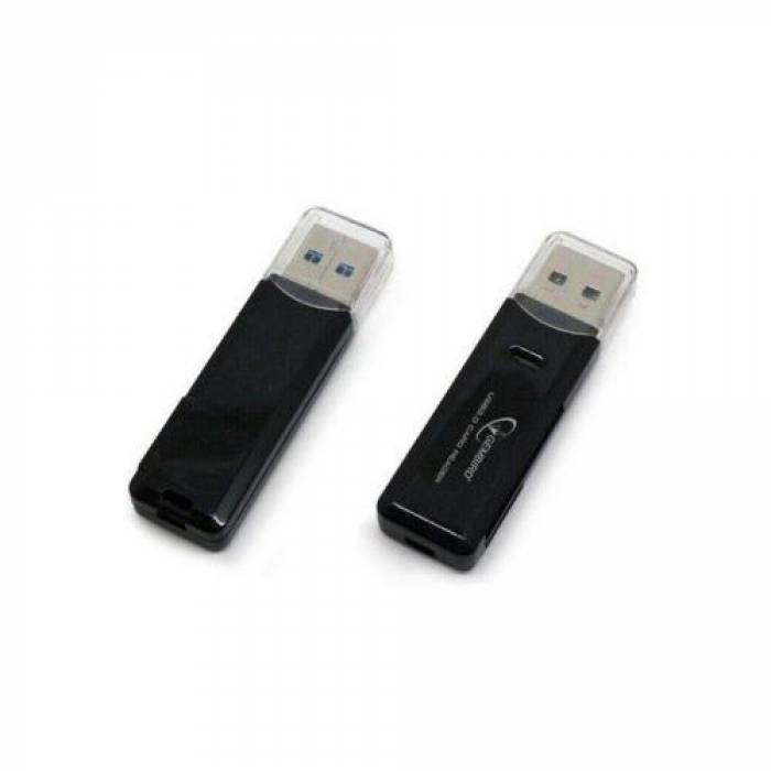 Card Reader Gembrid UHB-CR3-01, USB 3.0, Black