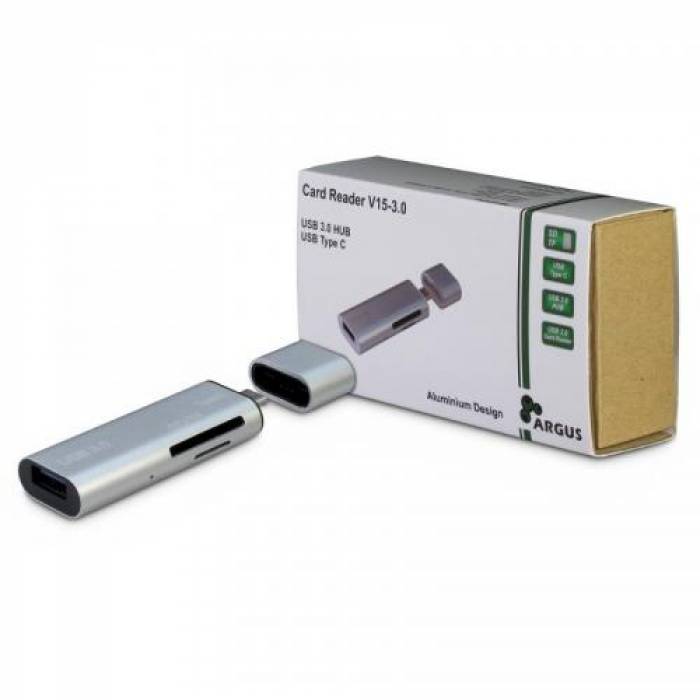 Card reader Inter-Tech Argus V15-3.0, USB 3.0