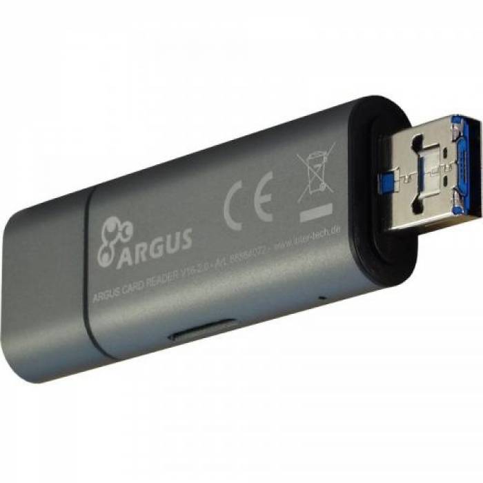 Card reader Inter-Tech Argus V16-2.0, USB 2.0