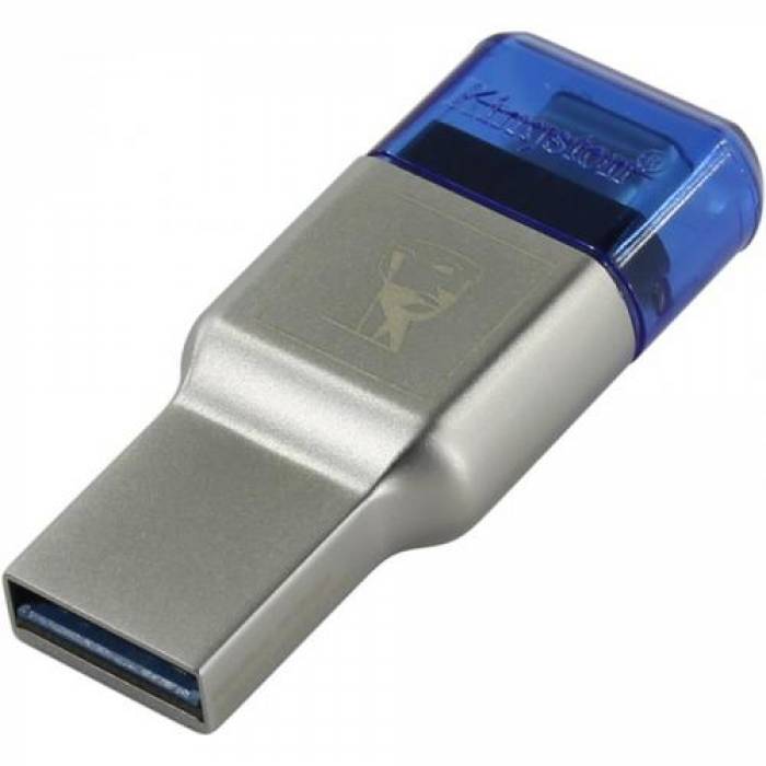 Card Reader Kingston MobileLite DUO FCR-ML3C, USB tip A/USB tip C, Silver