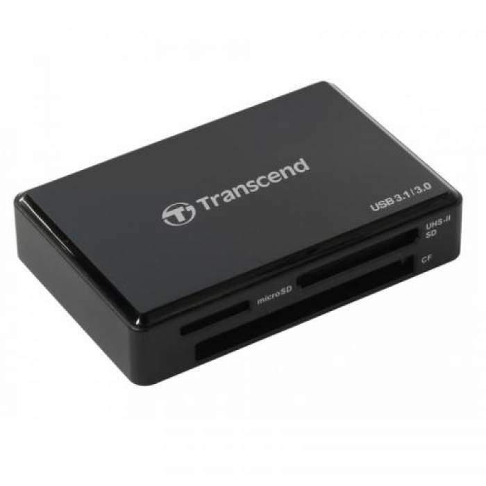 Card Reader Transcend All-in-1 RDF9 UHS-II, USB 3.1, Black