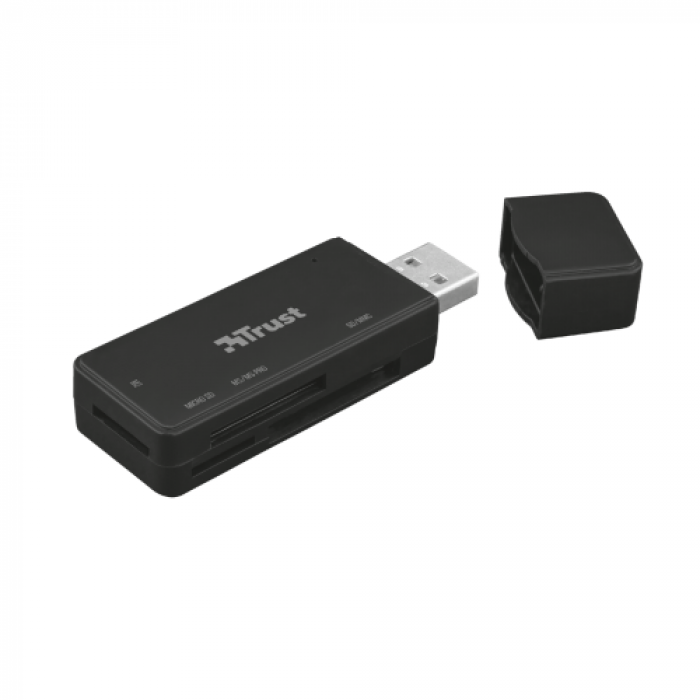 Card Reader Trust Nanga, USB 3.1, Black