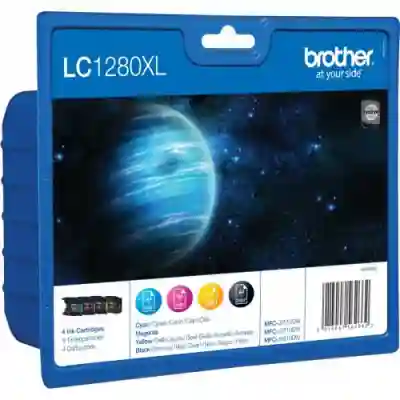 Cartus Cerneala Brother LC1280XL Cyan, Magenta, Yellow, Black - LC1280XLVALBP