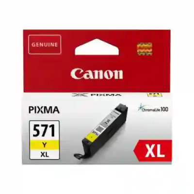 Cartus Cerneala Canon CLI-571Y XL Yellow - BS0334C001AA