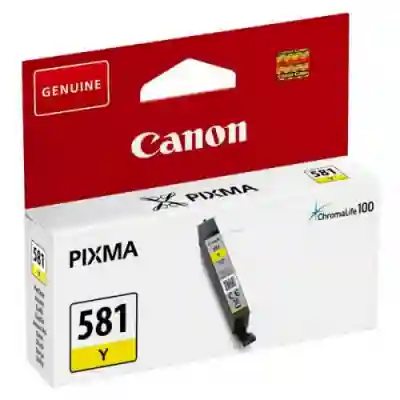 Cartus cerneala Canon CLI-581 Y, Yellow 2105C001AA