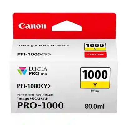 Cartus Cerneala CANON PFI-1000Y PHOTO YELLOW - BS0549C001AA