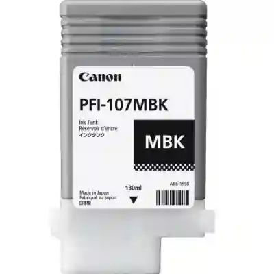 Cartus Cerneala Canon PFI-107 Matte Black CF6704B001AA