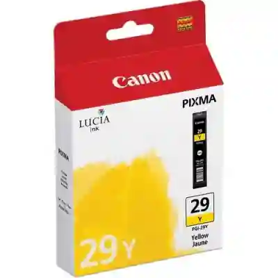 Cartus Cerneala Canon PGI29Y YELLOW - BS4875B001AA