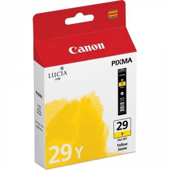 Cartus Cerneala Canon PGI29Y YELLOW - BS4875B001AA