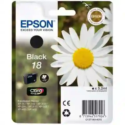 Cartus Cerneala Epson 18 Black - C13T18014010