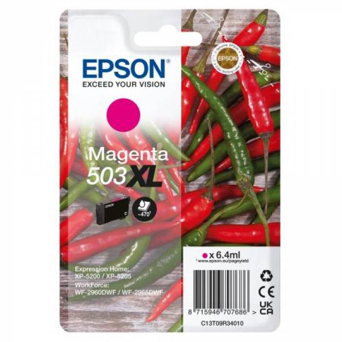 Cartus Cerneala Epson 503XL Magenta C13T09R34010
