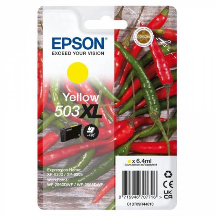 Cartus Cerneala Epson 503XL Yellow C13T09R44010